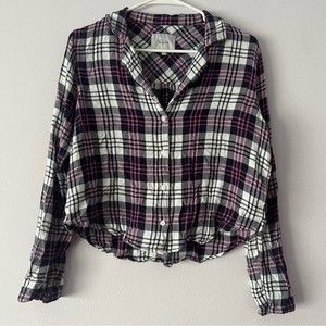 Rails Kellen White Midnight Candy Button Down Top… - image 1